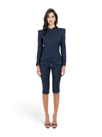 PINSTRIPE CAPRI PANTS