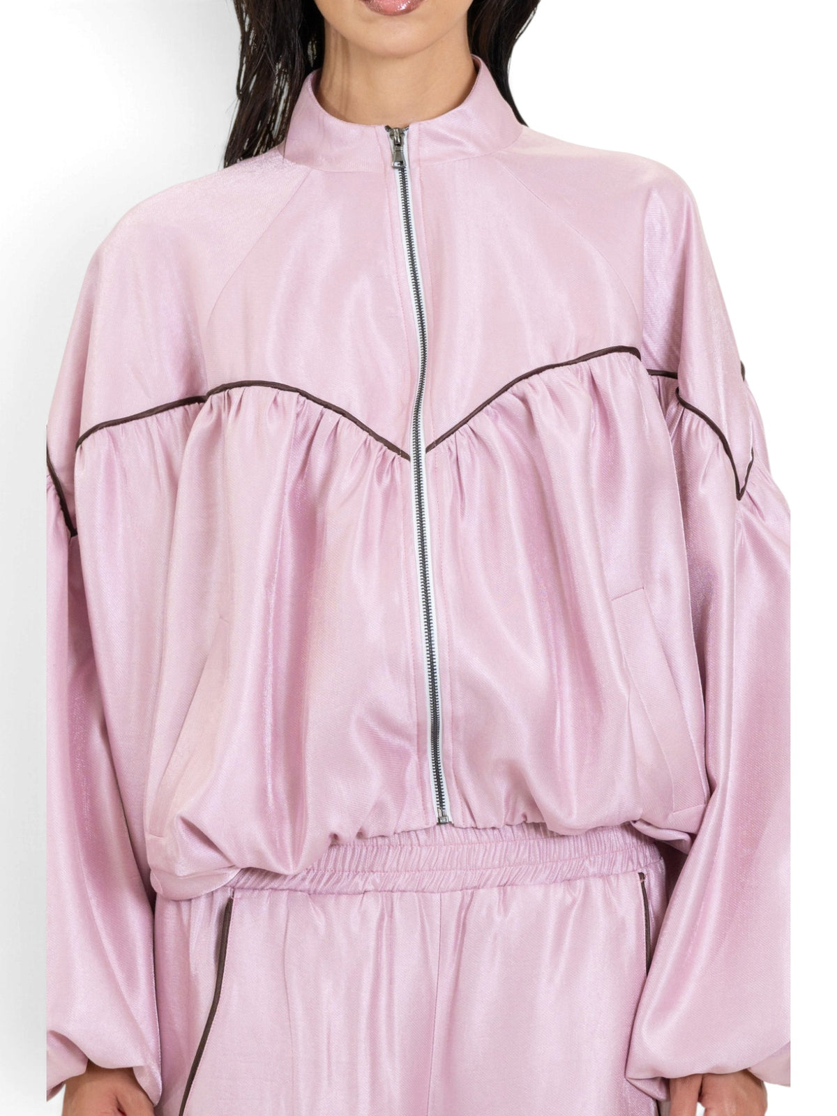 PINK BOMBER JACKET
