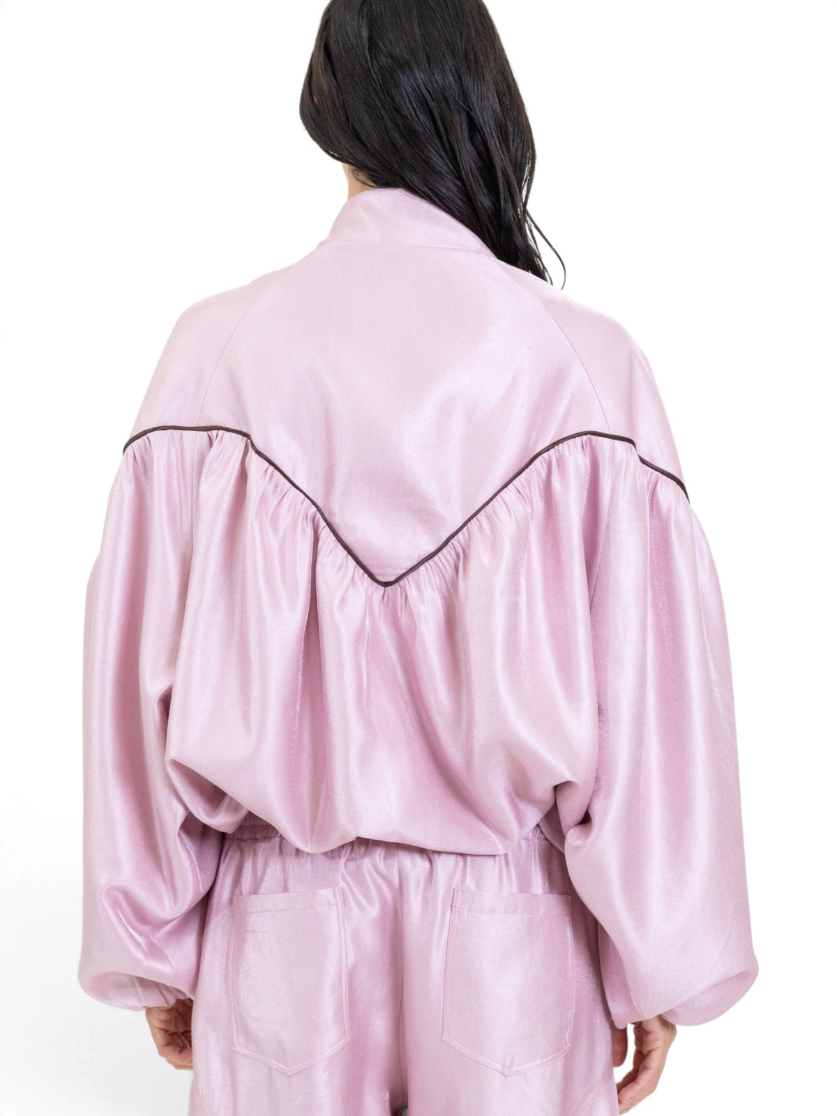 PINK BOMBER JACKET