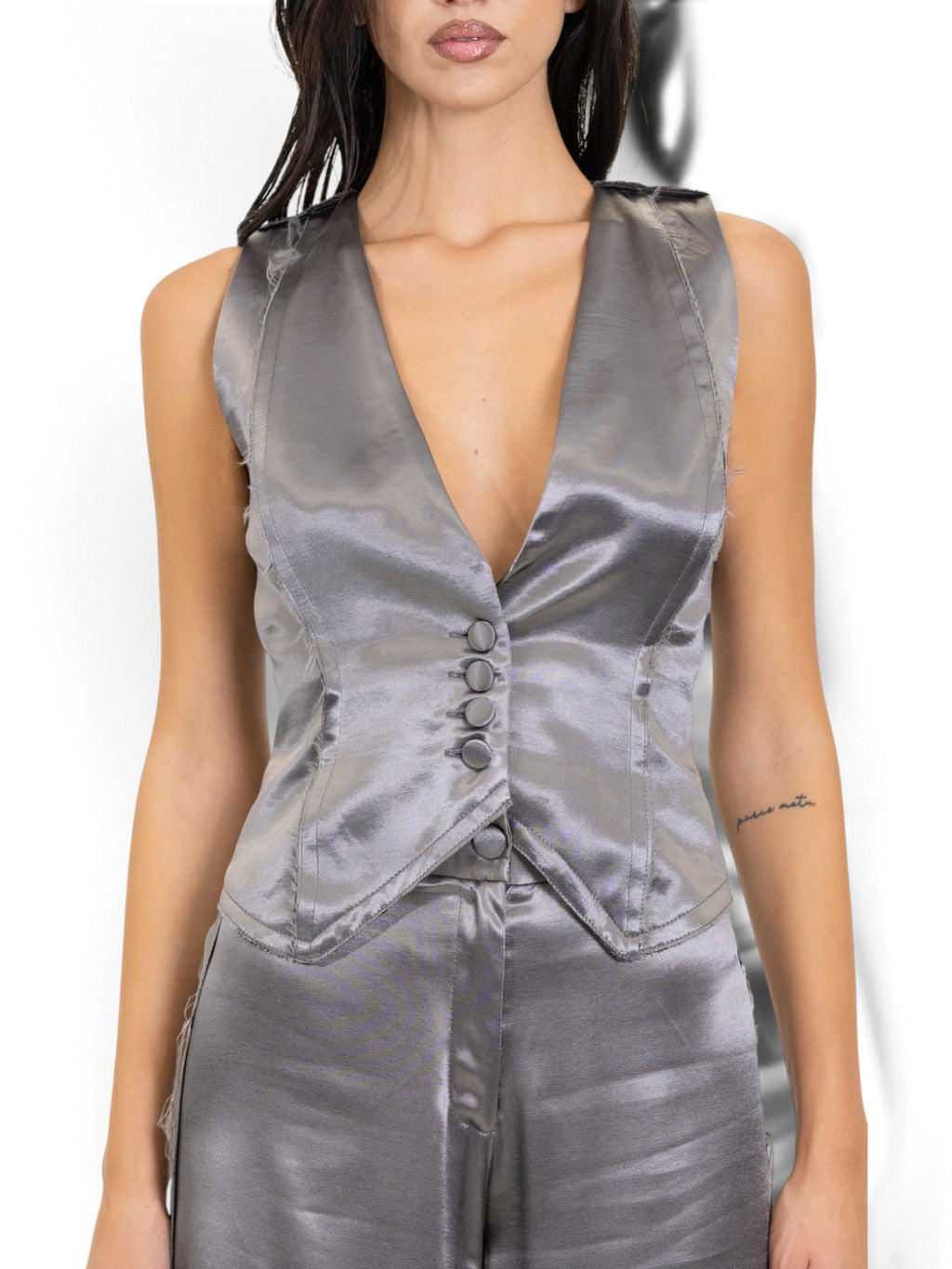 SILVER GILET