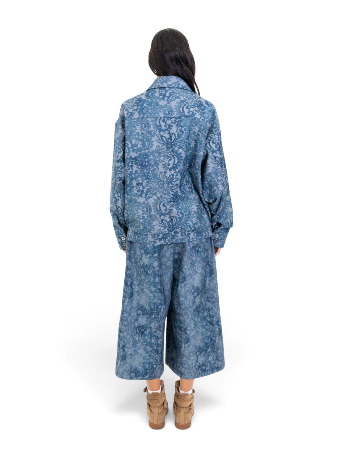 LACE DENIM JACKET