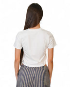 PRINTED CROPPED T-SHIRT