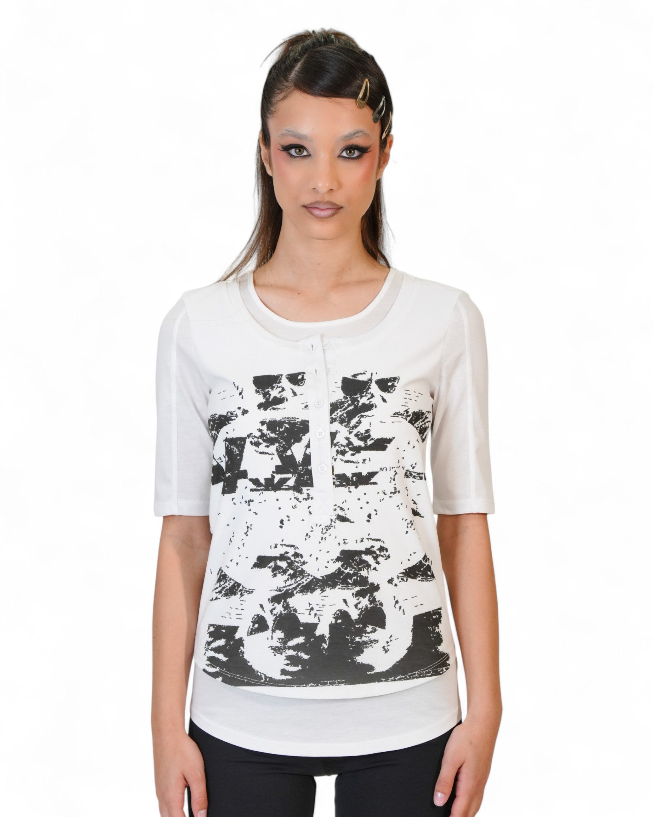 PRINTED DOUBLE T-SHIRT Immagine principale del prodotto