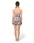 CHECK BUSTIER
