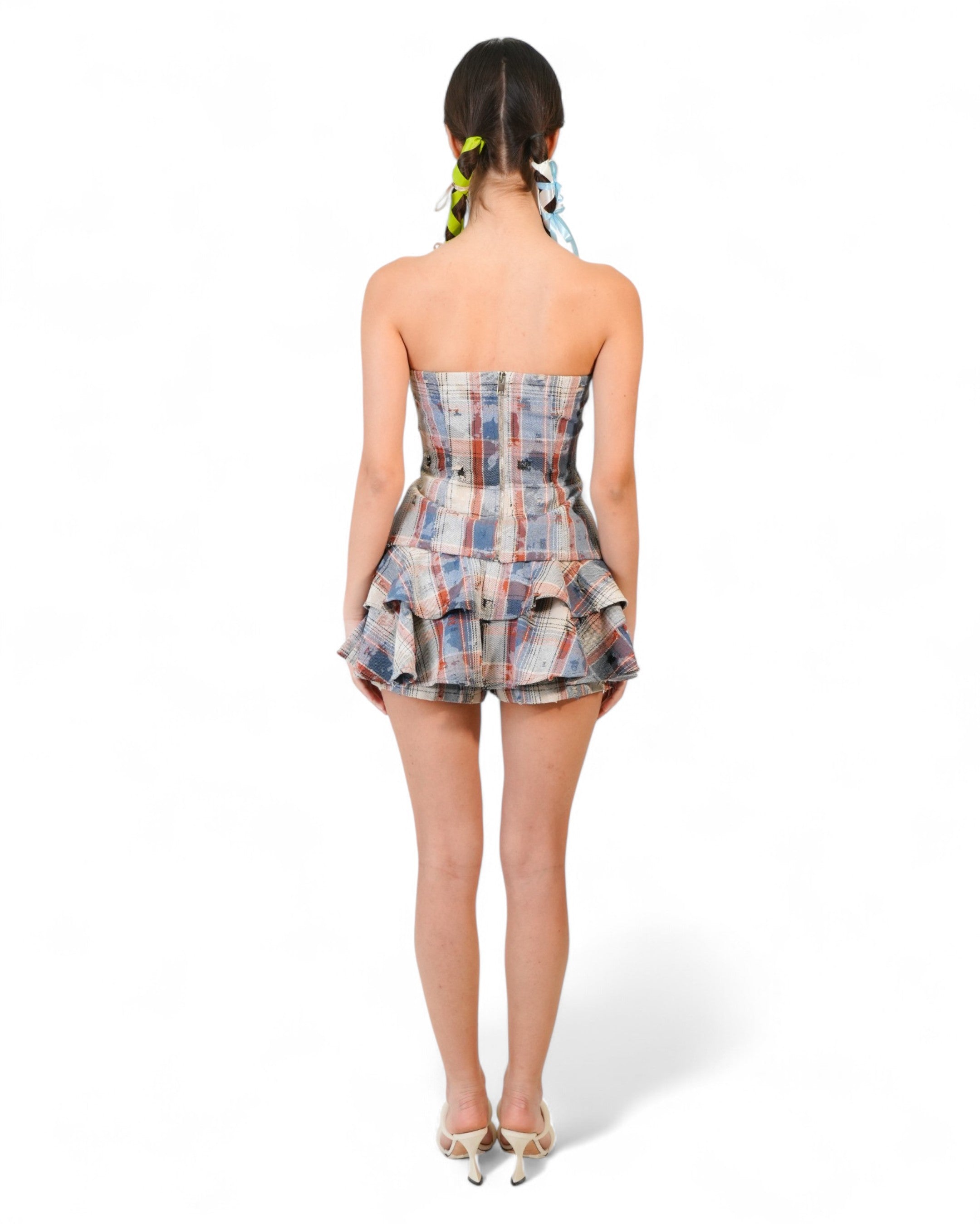 CHECK BUSTIER
