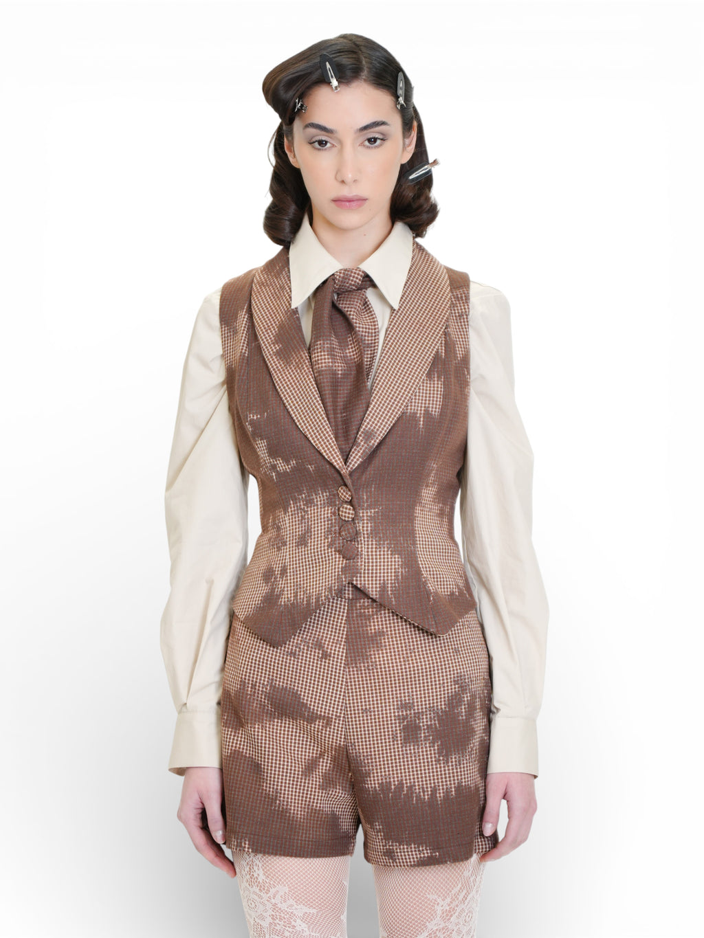 GILET VINTAGE CHECK