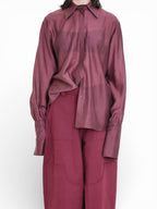 CAMICIA SEMITRASPARENTE