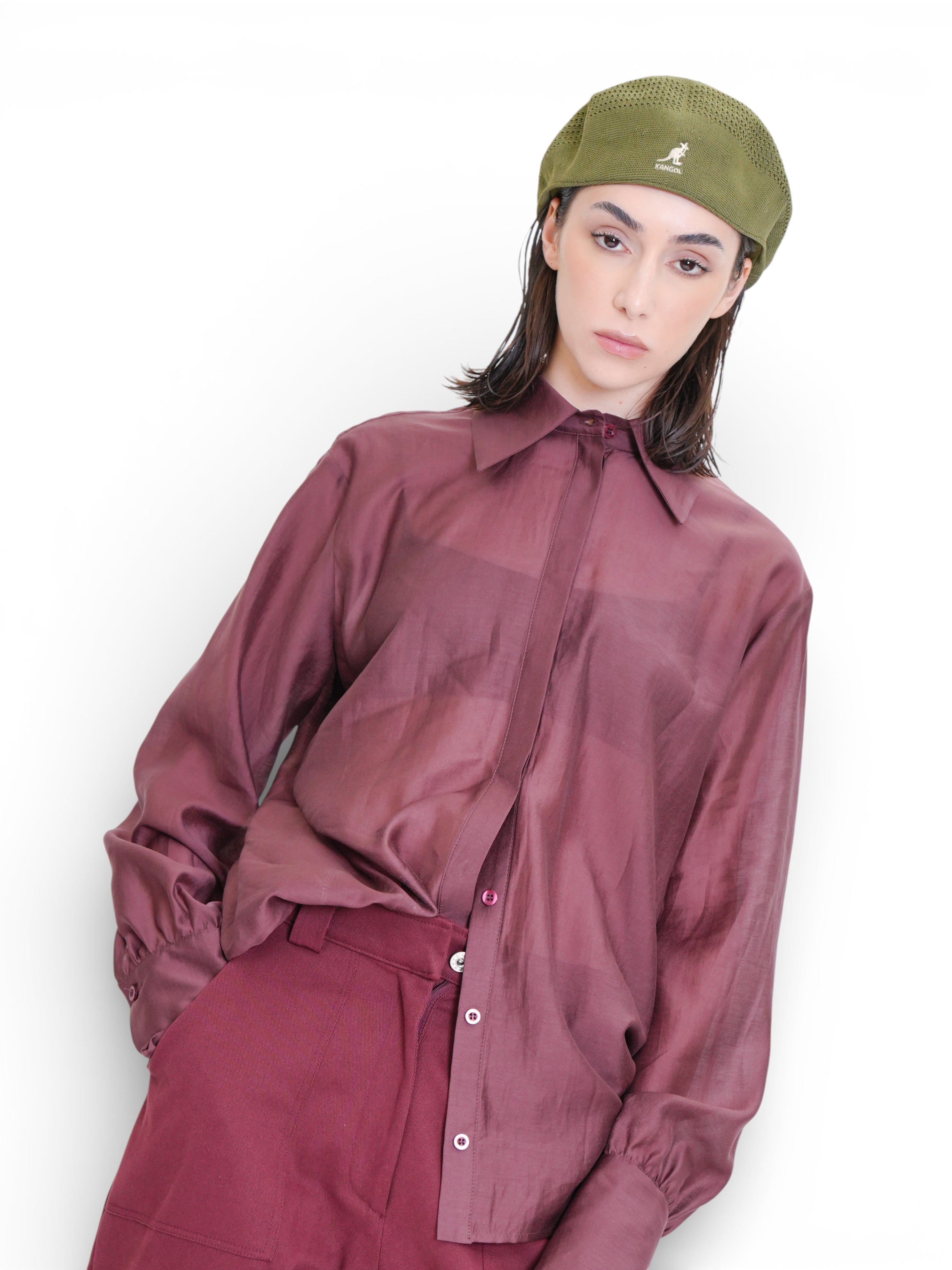 CAMICIA SEMITRASPARENTE
