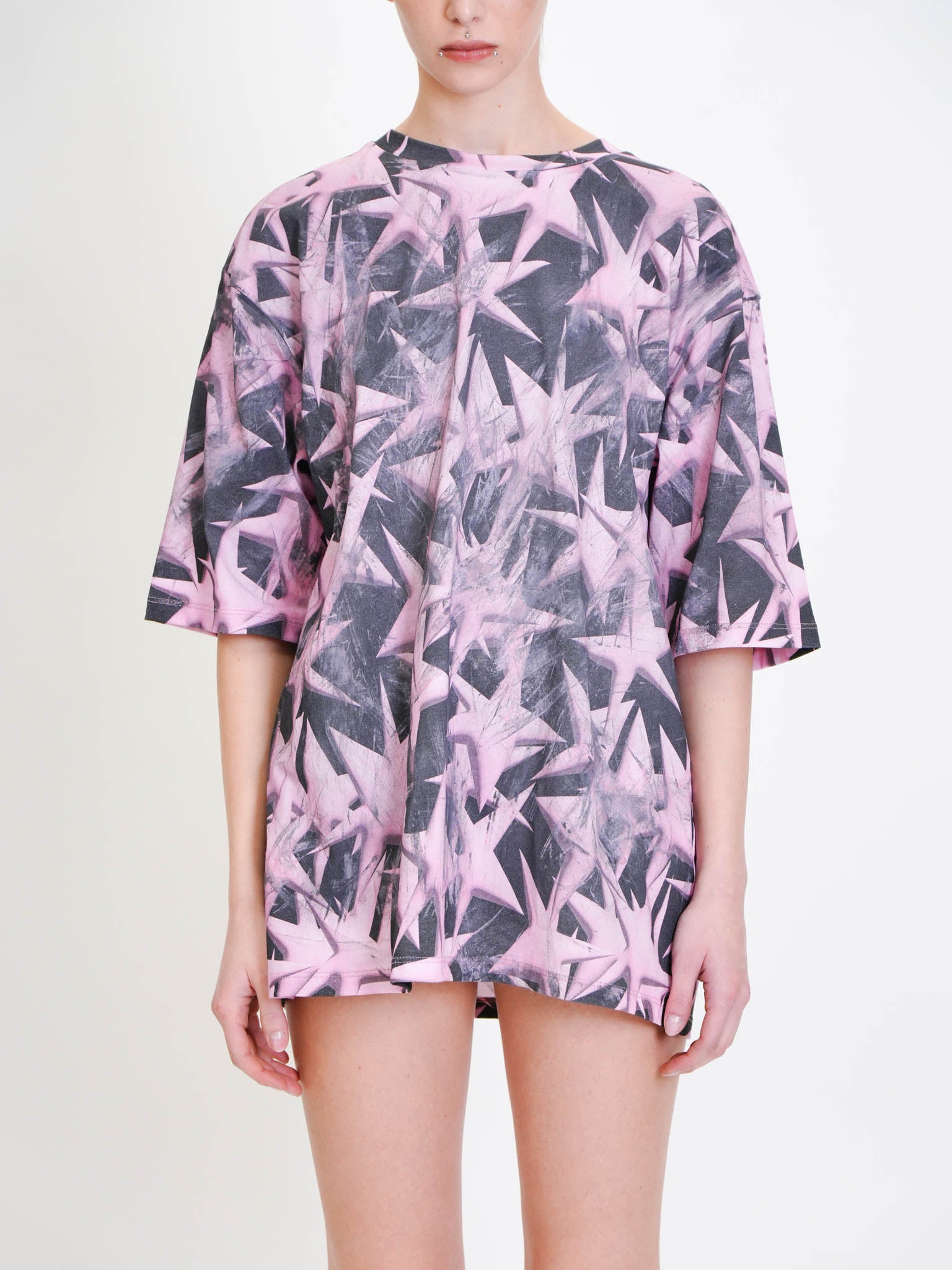 T-SHIRT OVERSIZE STELLE Immagine secondaria del prodotto